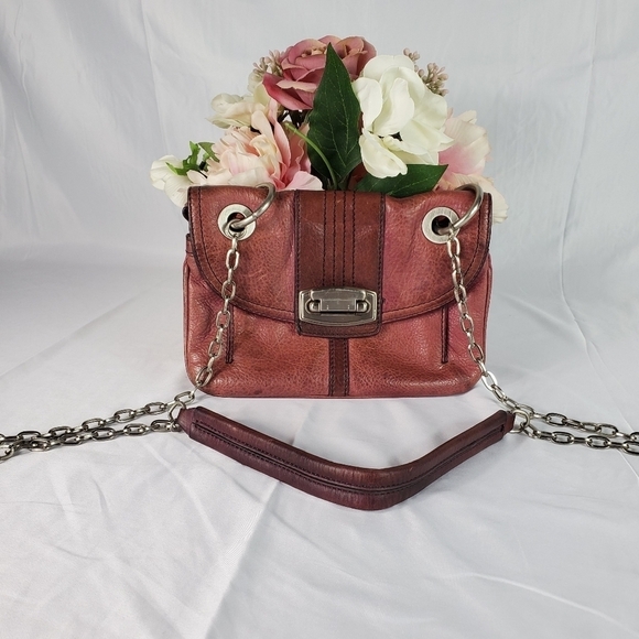 B Makowsky  Leather Crossbody Handbag - Picture 1 of 11